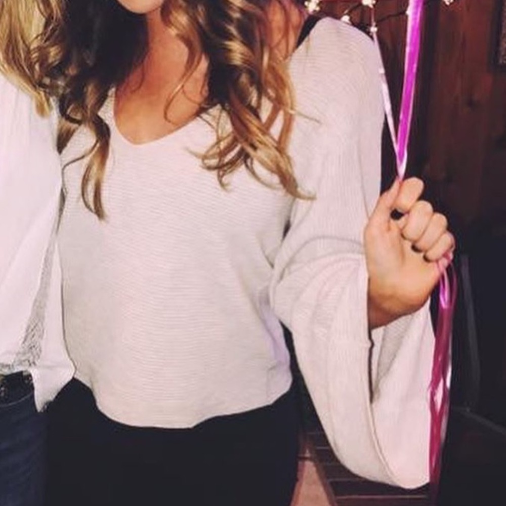 Free People cropped sweater